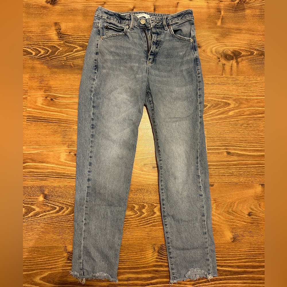 Garage high waisted mom jeans